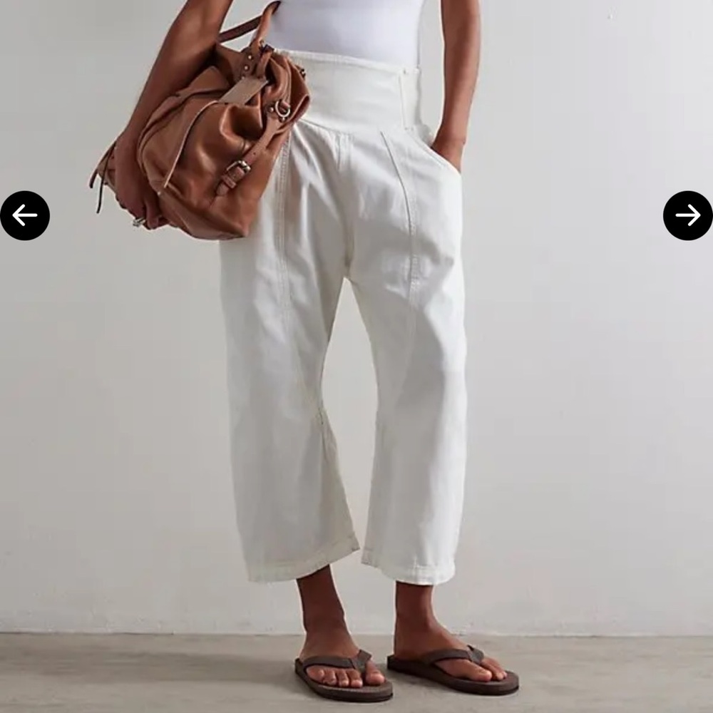 We the Free Lunan Drop Crotch Harem Pant Jeans SIZE M Free people